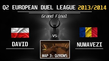 QUAKE 2 | EDL #12 GRAND FINAL | David vs NumaveZi - 3rd map q2rdm5