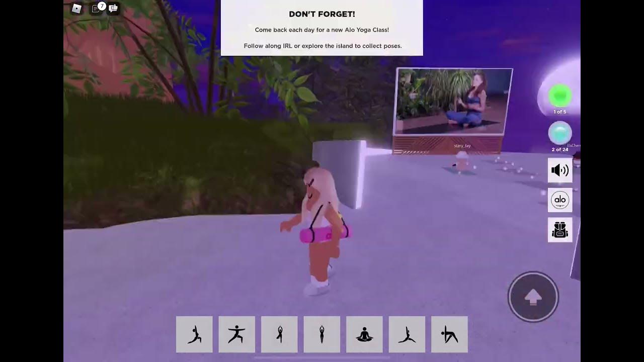 HOW TO GET FREE YOGA MATS IN ROBLOX! you can also get free clothing