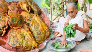 লাউ পাতার মধ্যে এমন ভিন্ন স্বাদের পুর ভরে ঠাকুমা পুরনো দিনের একটি সাবেকি রান্না করলো |Bengali Recipe