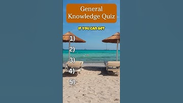 General Knowledge Quiz 38