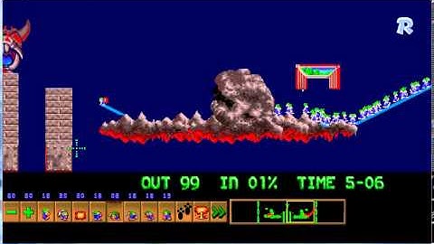 Lemmings 100% completion Tricky  Theres alot of them about