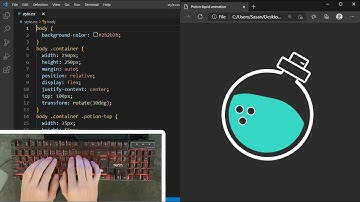 Magical Potion Liquid Animation Tutorial | HTML & CSS