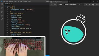 Magical Potion Liquid Animation Tutorial | HTML & CSS