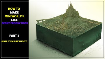 How to make #Miniworlds like #Benny_Productions || Atlantis Microworld || Part 3
