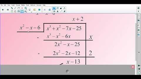 Partial Fractions with Long Division