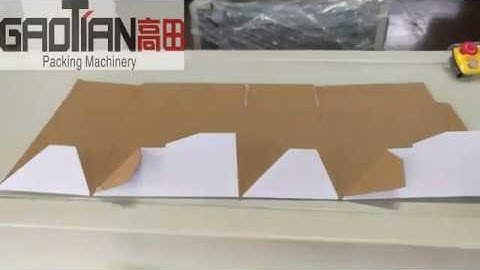 NEW SHH 800AG  do the E flute box with lock bottom