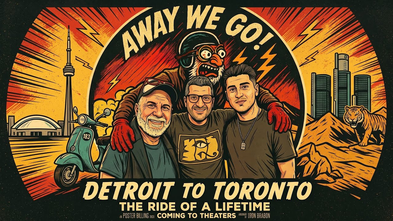 The Road to AmeriVespa. OTTAWA- TORONTO - DETROIT