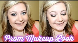 Glam Prom Makeup Look Using ColourPop Shadows! | LEAH JANAE