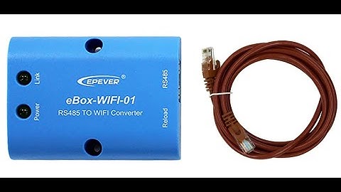 EPEVER eBOX WiFi 01 RS485 to WiFi Adapter for MPPT Solar Charge Controller Communication - Overview