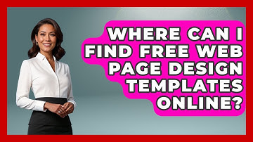 Where Can I Find Free Web Page Design Templates Online? | Simple HTML Studio News