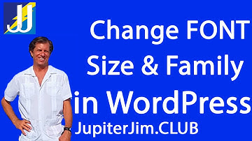 How to Change Font Family and Font Size in WordPress 4.4.1