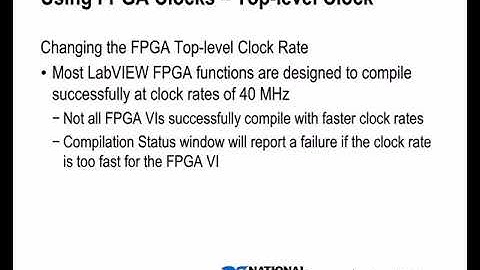 NI LabVIEW FPGA Part 50