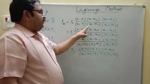 INTERPOLATION AND EXTRAPOLATION : Lagrange Method