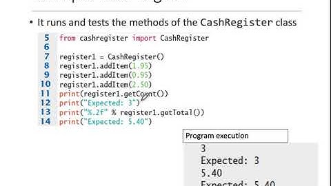 423 523 Classes g Testing
