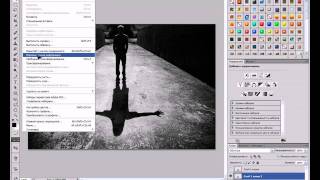 Photoshop cs 5  Игра с тенью урок