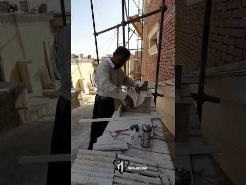 نحوه ی اجرای ستون سنگی