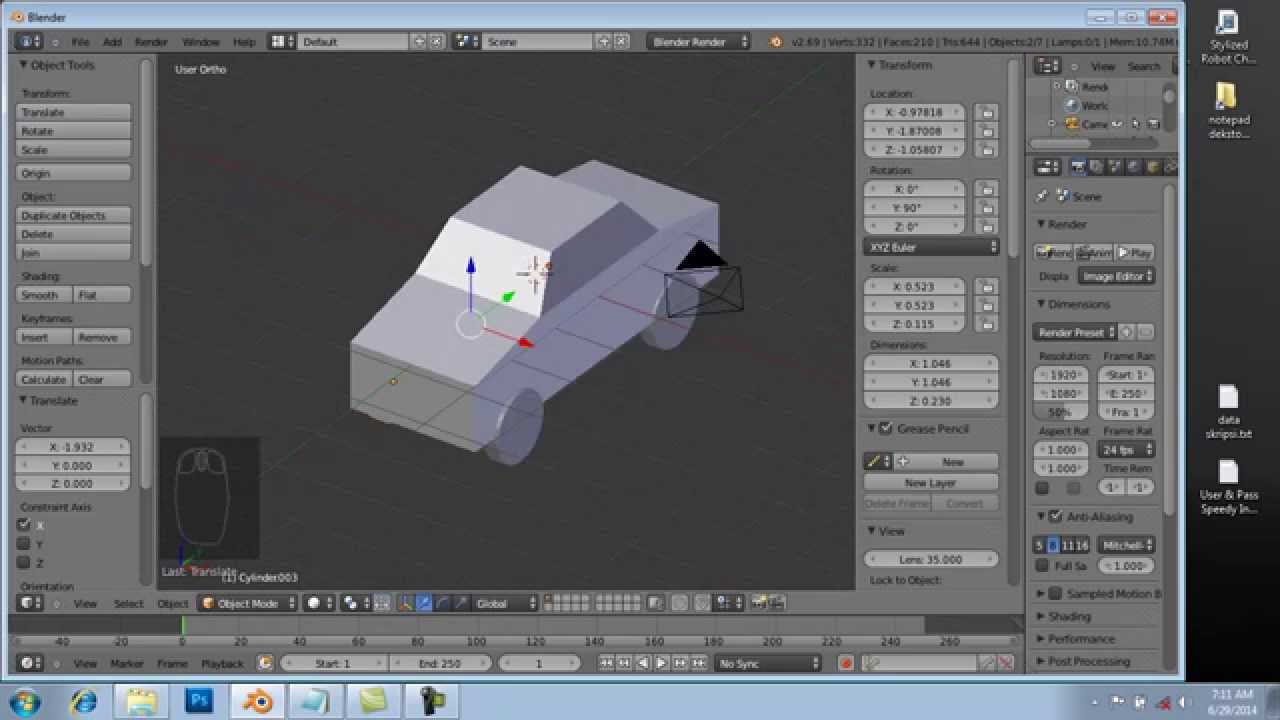 Cara Membuat Animasi Mobil Di Blender Medsos Kini