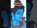 Mahadev Rudraksh Painting 📿🔱 | Divine Art Reveal 😍🎨🔥 #shorts