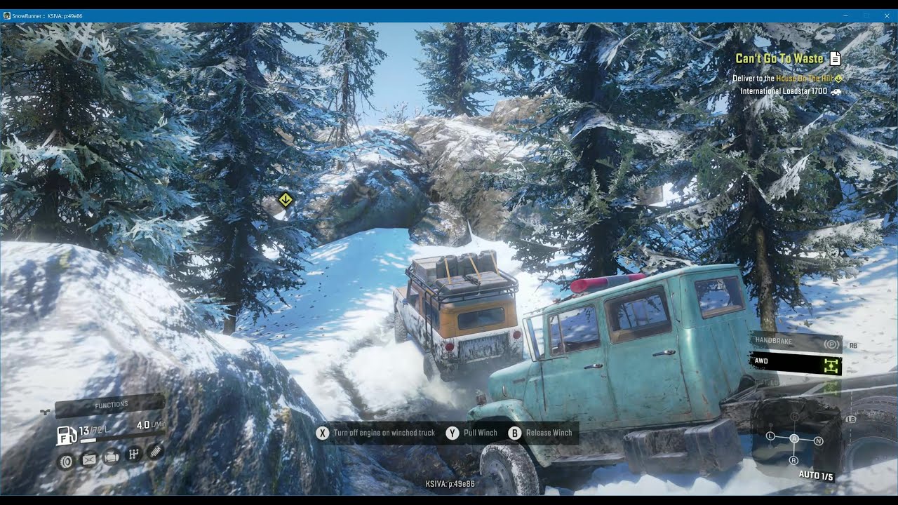 SnowRunner Part 3 Gameplay No Commentaty - YouTube