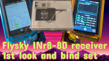 Flysky INR8 8D receiver 1st look and bind set