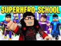 ONLY SUPERVILLAIN In SUPERHERO School.. (Roblox Bloxburg)