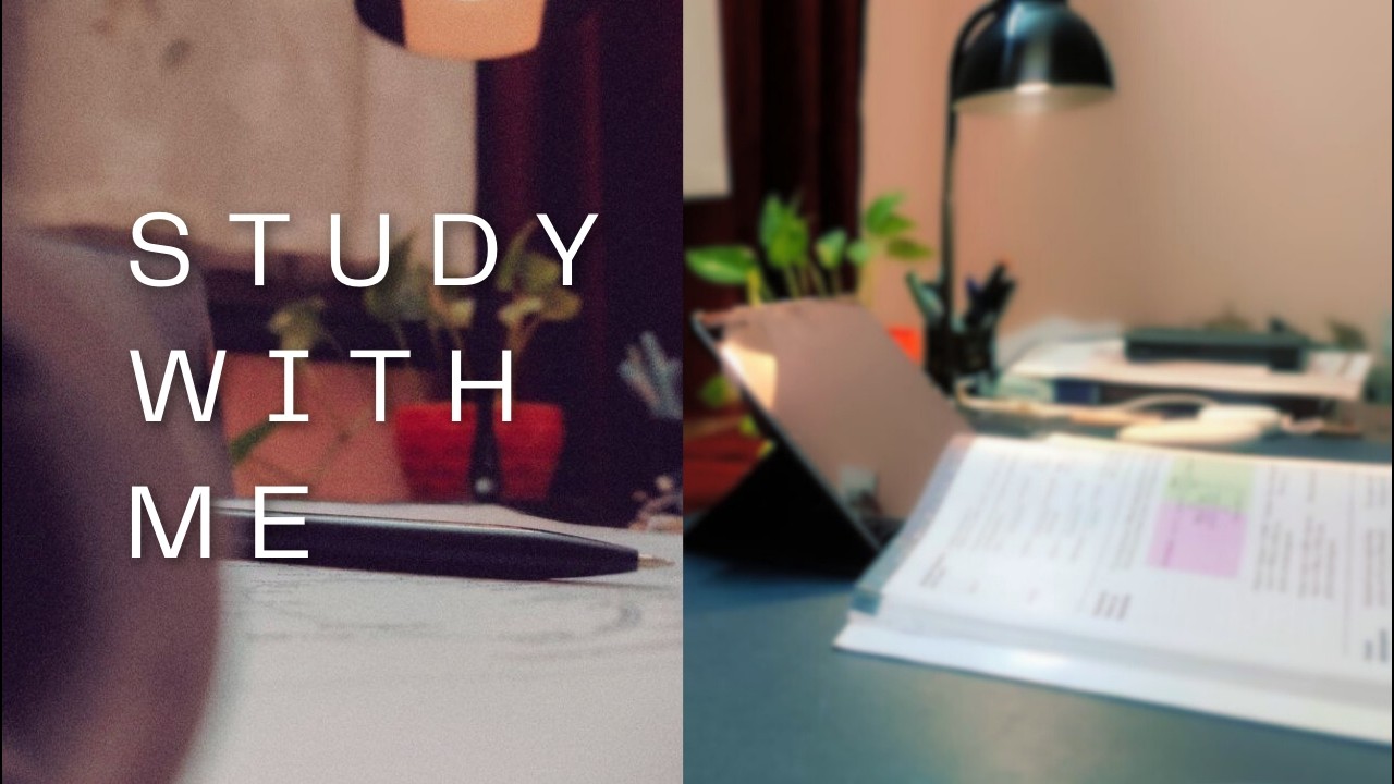 4-HOUR STUDY WITH ME | Rain sounds🌧️| 60/10 Pomodoro - YouTube