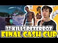 Peterbot final solo victory cash cup 37 killsjuega con la skin de mrsavage  peleas intensas