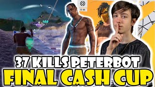 PETERBOT FINAL SOLO VICTORY CASH CUP 37 KILLS🔥JUEGA CON LA SKIN DE MRSAVAGE / PELEAS INTENSAS