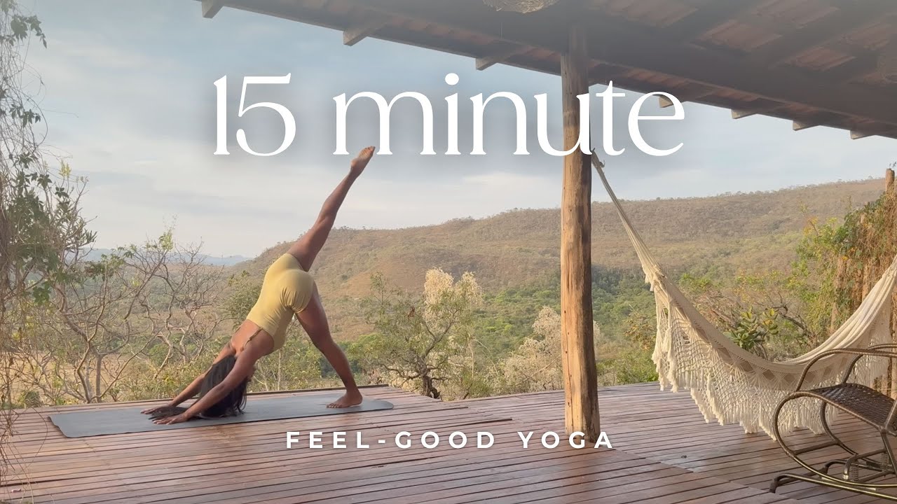 15 MIN SLOW FLOW | Feel-good yoga for your spine and for your soul
