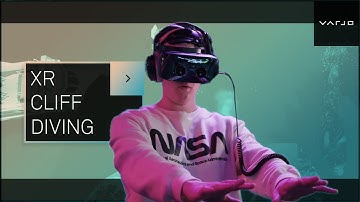 The ultimate mixed reality cliff diving experience | Red Bull x Varjo