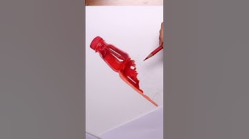 Vẽ chai Sting dâu tây đỏ :v