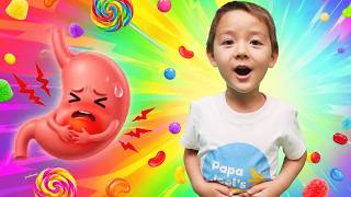 No More Candy! Chris Learns Good vs Bad Choices with Papa Joel
