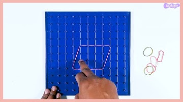 Creating polygons with an equal area  - Geoboard Activity - ENGLISH