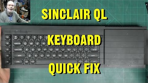 Snelle reparatie van Sinclair QL-toetsenbord