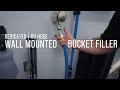 Dedicated wall mounted bucket filler  og garden hose