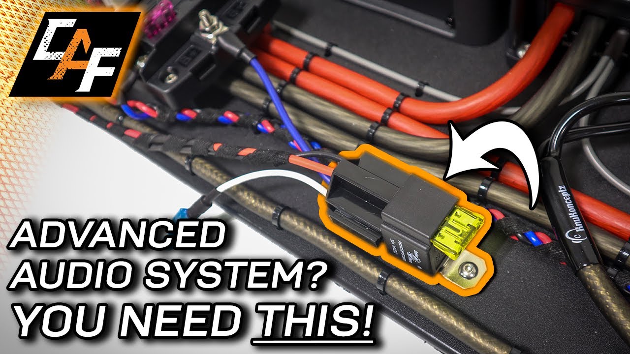 Use RADIO to turn on accessories with a RELAY EXPLANATION  WIRING