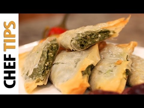 Spanakopita Recipe - Greek Spinach Pies for Super Bowl