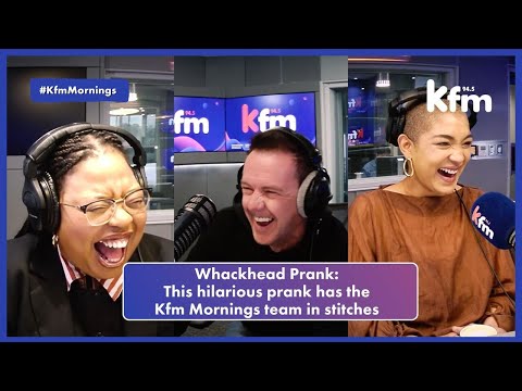 Kfm Mornings can’t stop laughing at Whackhead's epic prank