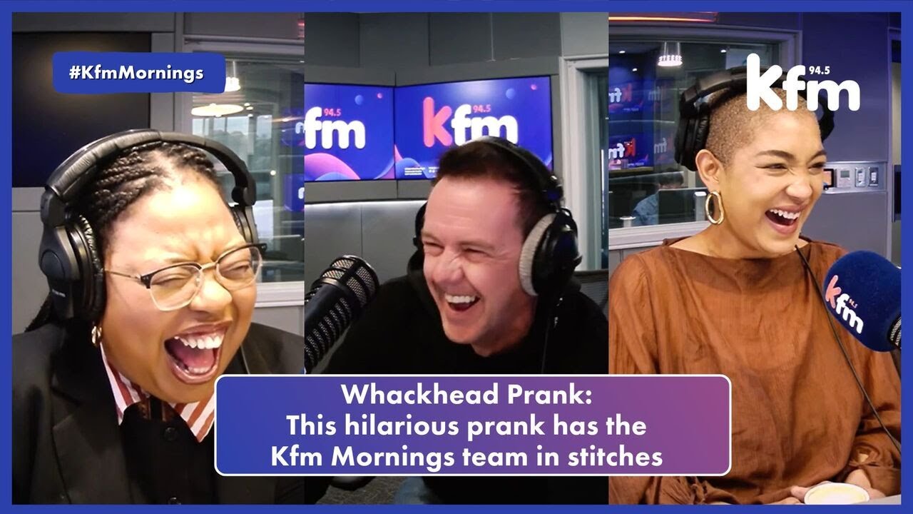 Kfm Mornings can’t stop laughing at Whackhead's epic prank