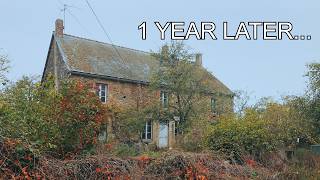 1 Year Renovating a 200-Year-Old French Farmhouse (3 Rooms Finished)