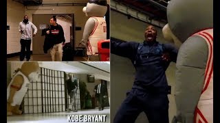 NBA Mascots Pranking People & NBA Players ft. Kobe Bryant, James Harden, & Dwight Howard