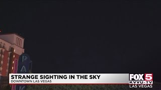 Strange sighting in the Las Vegas sky