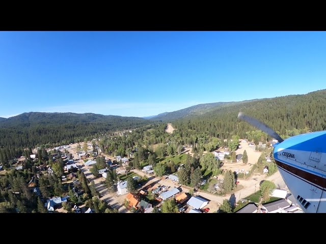 Idaho City Airstrip Landing and Takeoff