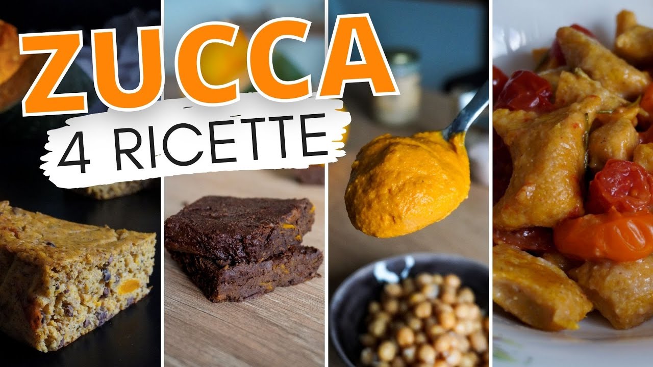 4 Ricette con la ZUCCA | Dolce e Salate | Sane, Facili & Veloci | Silvia Fascians