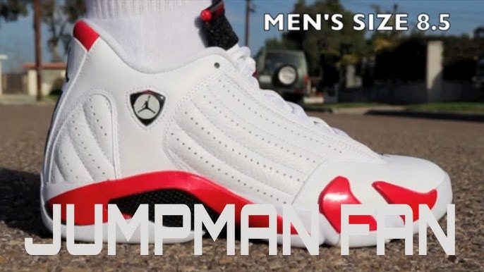 AIR JORDAN 14 CANDY CANE RIP HAMILTON ON FEET! 