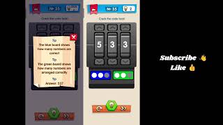 IQ Boost Level 35 Crack the code lock!