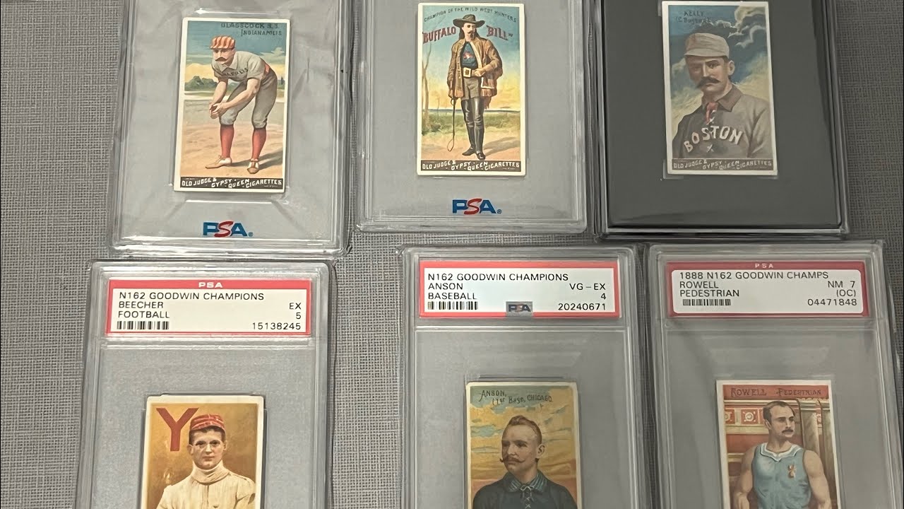 10 самых красивых открыток в моей коллекции Goodwin Champions. Набор открыток N162 1888 года.