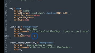 Using Xcoms in apache airflow