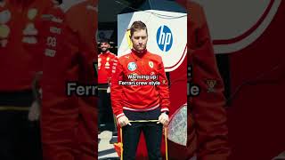 Ferrari se aquece para os bons Pit Stops👏 #shorts #ferrari