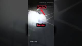 Speeding Driver Crashes Into Barrier